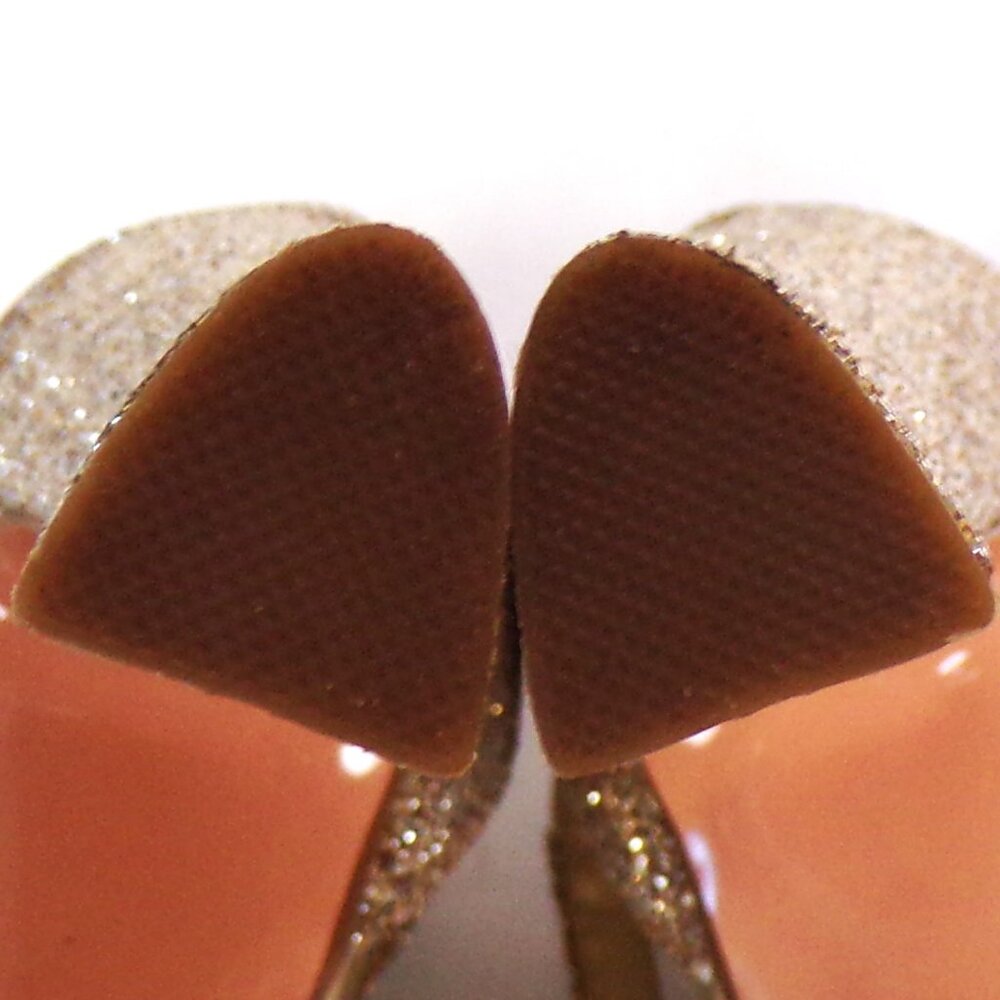 IDIFU Rose Gold Glitter Platform High Heel Sandals - Picture 15 of 15